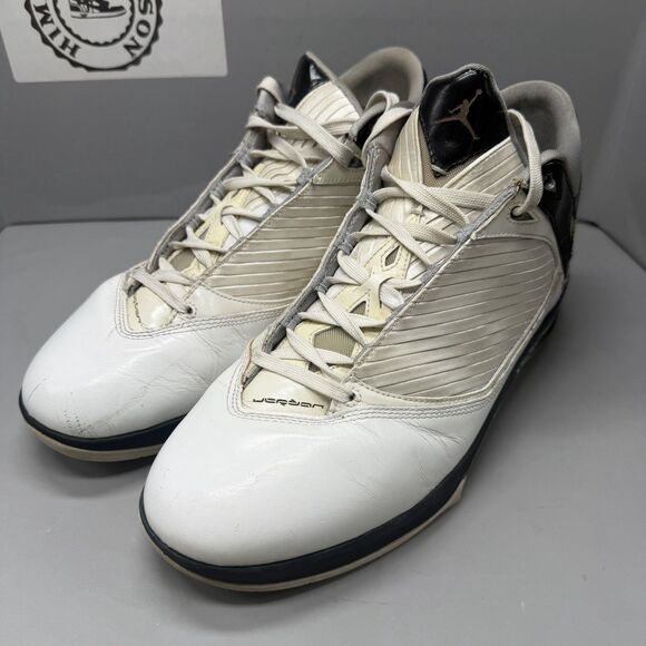 Nike Air Jordan 343084 161 White Metallic 2009 Shoe Silver Men Size 11 Preowned main image 12